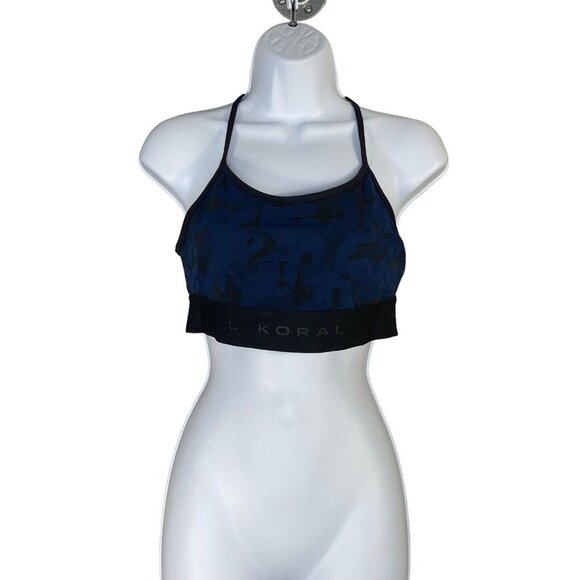 Koral Womens Sweeper Versatility Bra Midnight Camo Sports‎ Athletic Size Medium - Picture 2 of 9